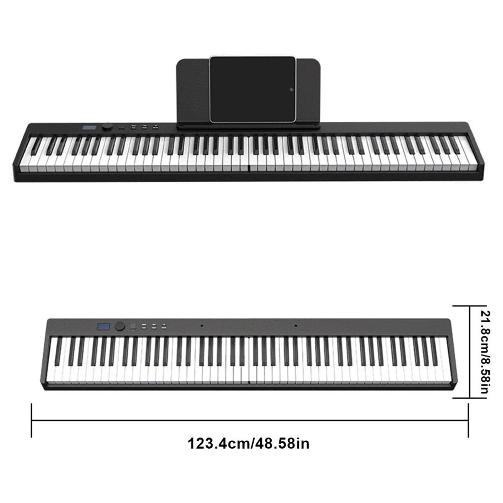 Profesjonalne Pianino Elektroniczne 88 Klawiszowa Składana Klawiatura Pianina Elektronicznego Z MIDI Przenośna I Profesjonalna