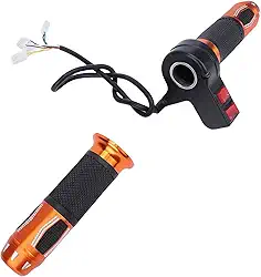 Yunseity Triciclo Elétrico Com Acelerador de Dupla Velocidade Estável, Função Completa para Passeios de Longa distância. Ouro