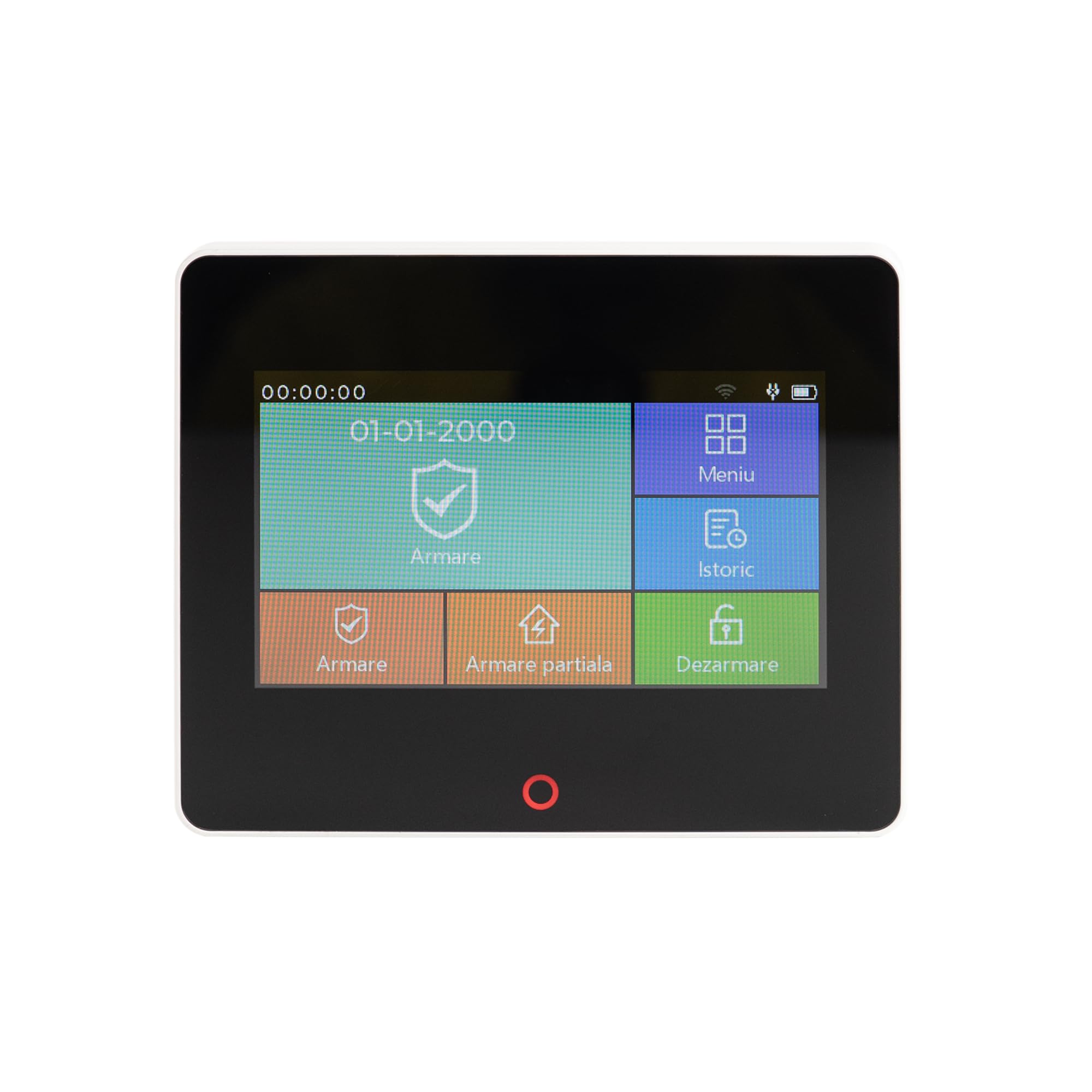 PNI Sistema de alarma inalámbrico SafeHouse HS670 WiFi GSM 4G, pantalla táctil a color, 99 zonas inalámbricas, soporta 5 números de teléfono, llamada de alarma y SMS, compatible con la aplicación Tuya
