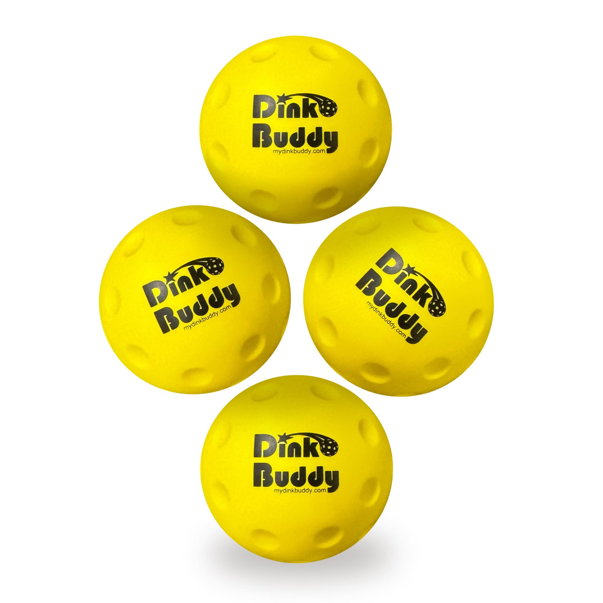 Dink Buddy - Kelso Pickleball, PU Foam Pickleball Balls for Reduced Noise, Enhances Hand-Eye Coordination, Indoor & Outdoor Use, Standard or Small