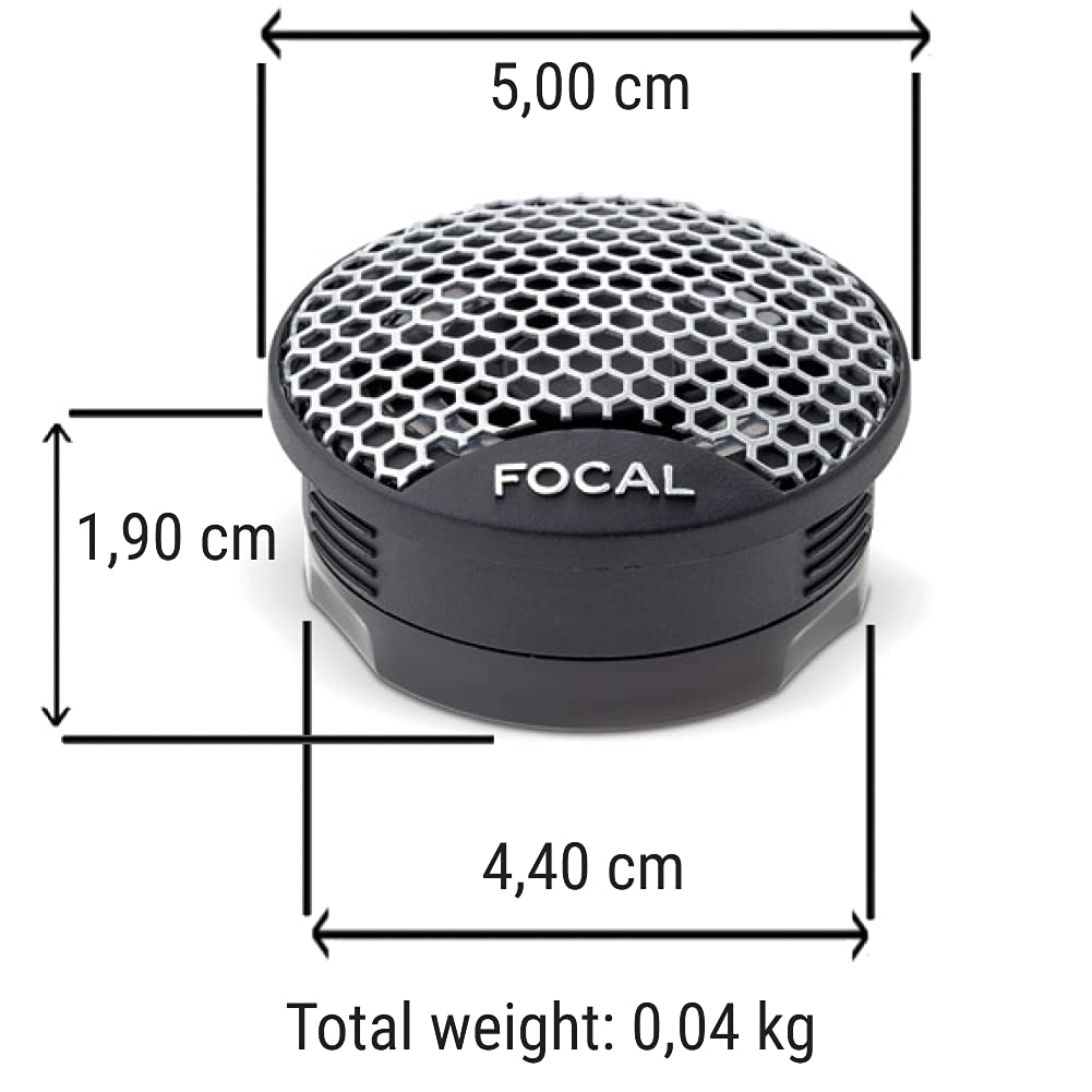 2 tweeters FOCAL TWU1.5 TWU 1.5 de 5,00 cm 50 mm 2 diamètre 15 watts