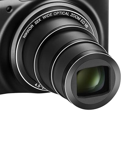 Nikon Coolpix S9500 Camera Black 18.1MP 22xZoom 3.0OLED FHD 25mm