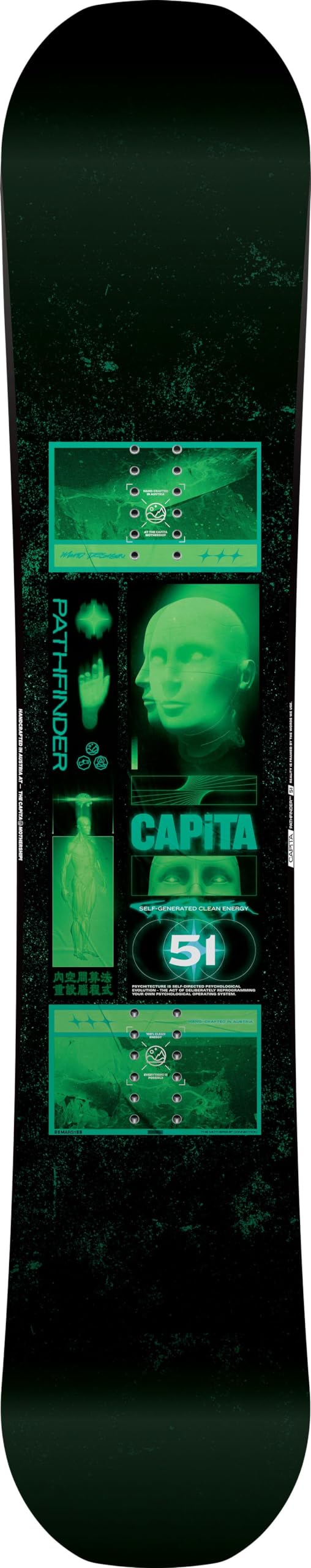 CAPiTA Pathfinder Reverse Camber Mens Snowboard, 151