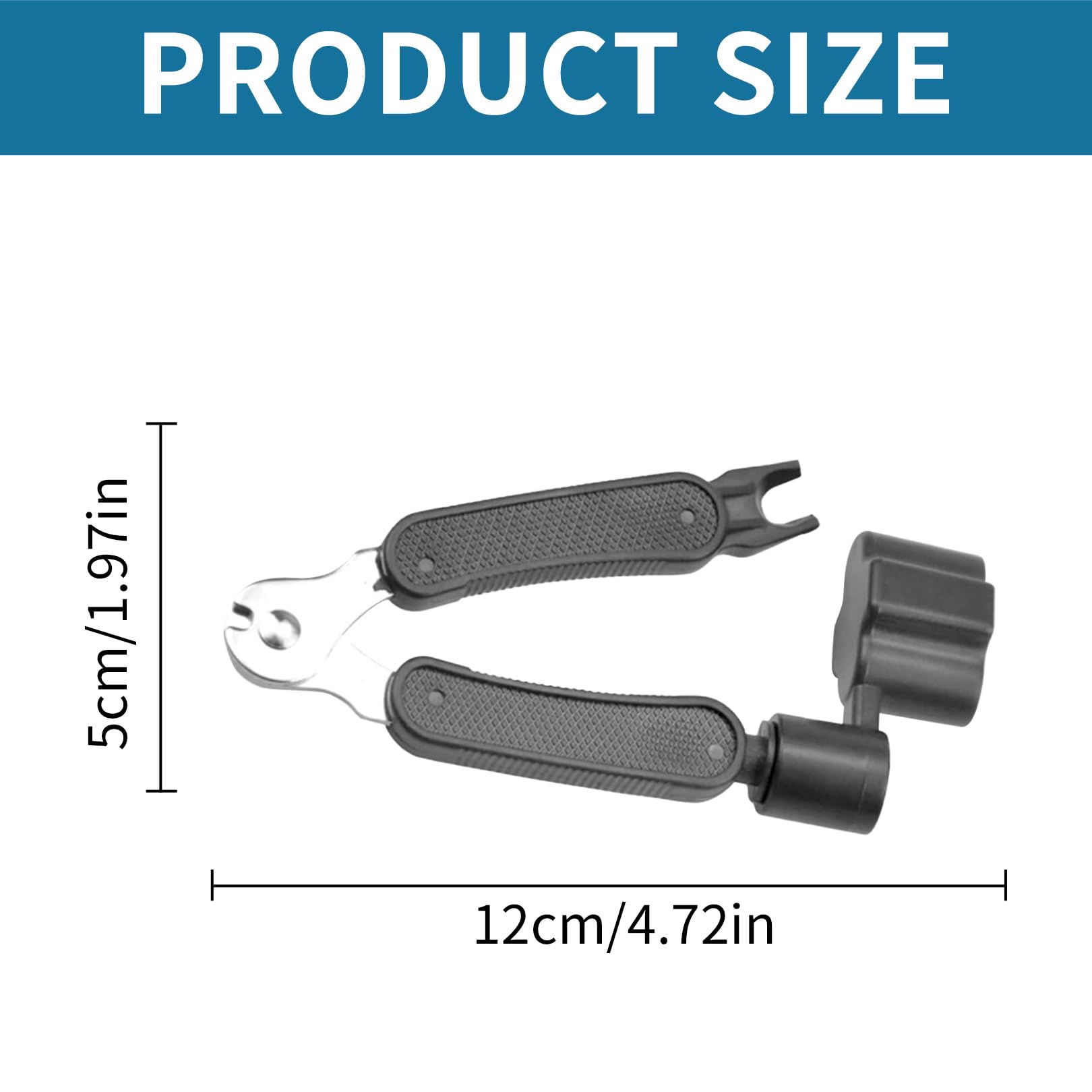 Guitar String Winder,Guitar String Cutter,Guitar Tools,3 In 1 Functional Guitar String Changing,Guitar String Adjuster,Multifunctional Guitar Repair Parts,For Instrument Repairing Guitar - Image 2