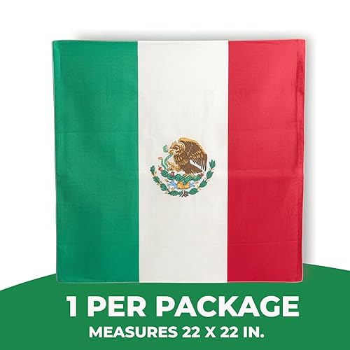Miniatura 2 de Costume Adventure Bandana con bandera mexicana, bandana mexicana para hombres o mujeres, talla única