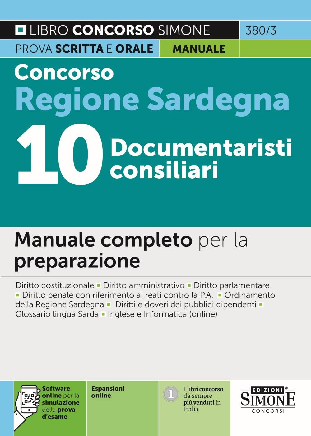 Concorso Regione Sardegna 10 Documentaristi Consiliari - Manuale Completo Per La Preparazione - 4