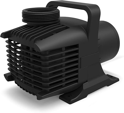 Miniatura 7 de Atlantic Water Gardens TT9000 Estanque y cascada de eficiencia energética TidalWave3 Bomba asíncrona 9000 GPH, color negro