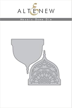Altenew Mosaic Dome Die Set for Paper Crafting - Architecture, Geometric Pattern, Mosque - Eid, Ramadan Card Making, Scrapbooking, Journaling 2.72" x 2.89"