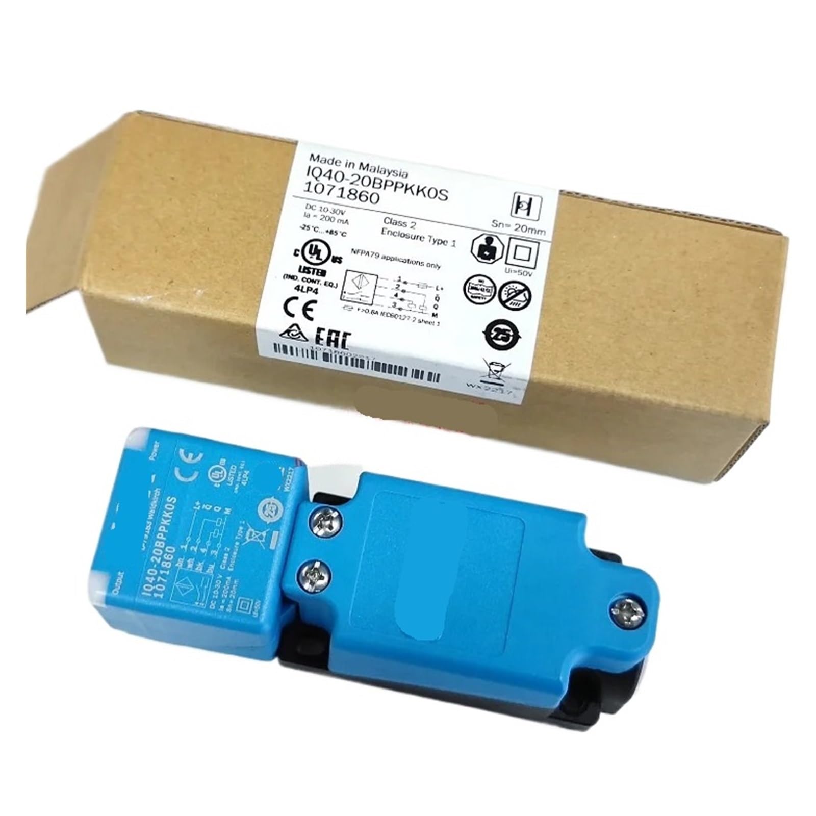 TADZKKIWM Inductive Proximity Switch Non-Contact IQ40-20BPPKK0S 1071860