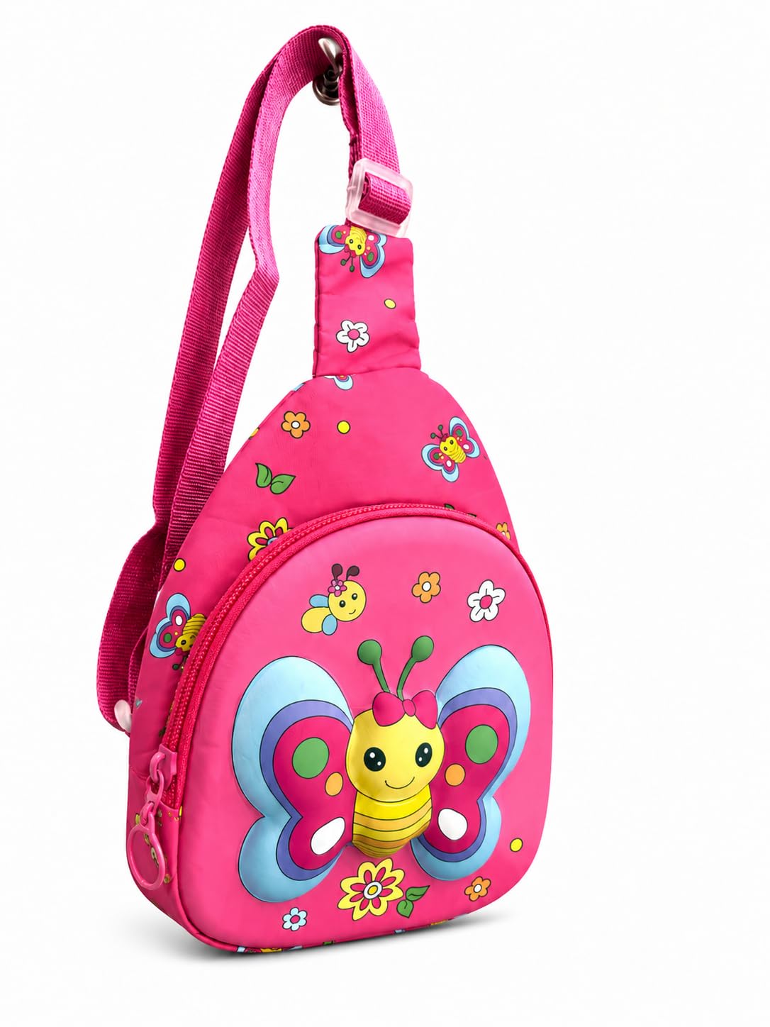 Girls Chest Bag | 3D cartoon Sling Bag | Cute Crossbody Shoulder Bag with Adjustable Strap | Lightweight Mini Travel Bag for Toddlers, Kids & Preschool Girls(Rakhi Gift)-image-24