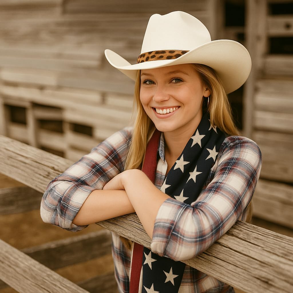 Gamboa Hat Bands for Women Western Hat Belt Band Accesories for Cowgirl (Hat Not Included) - Image 3