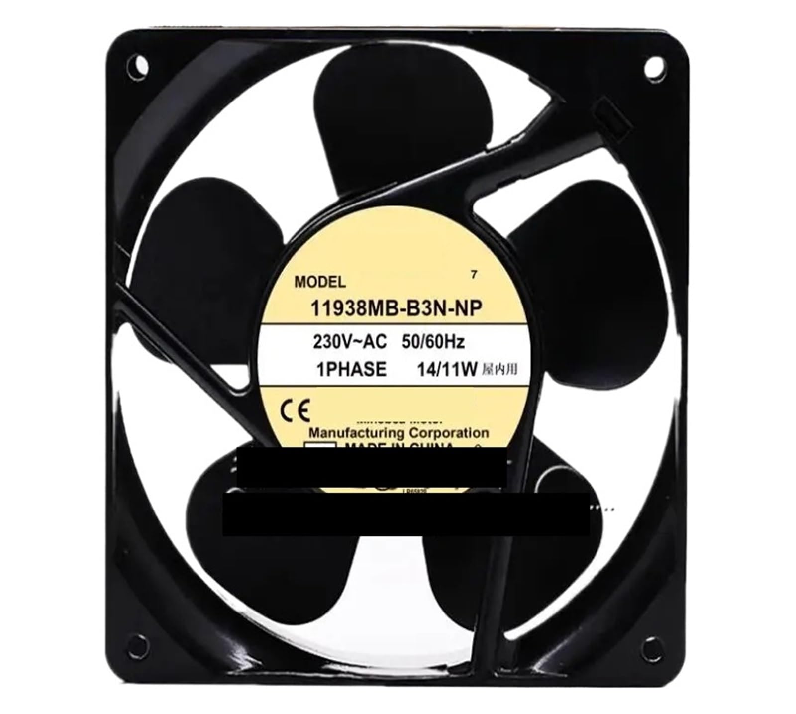 WEUSANXPL 11938MB-B3N-NP AC 230V 14/11W 120x120x38mm Cooling Fan