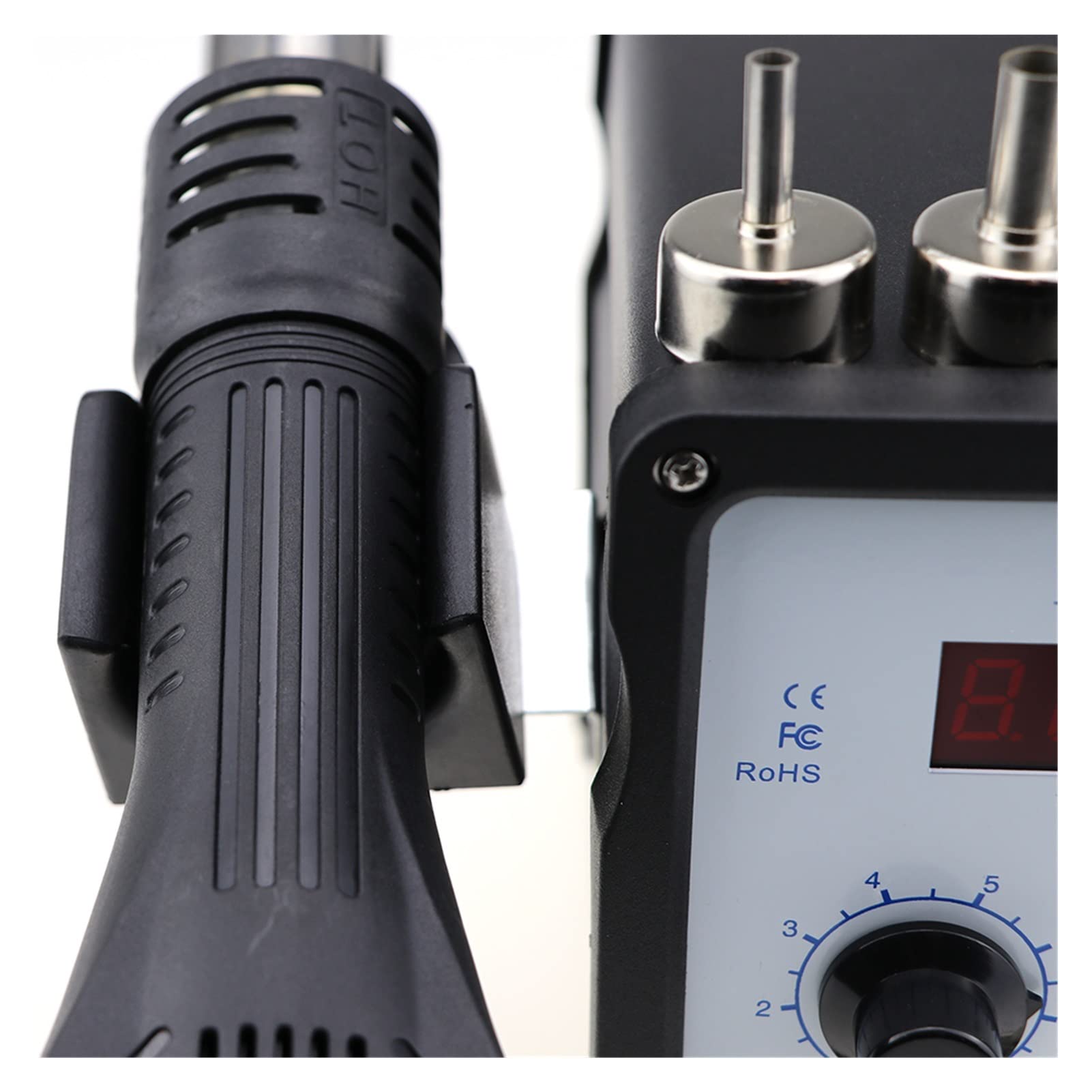 Stacje Lutownicze, Nowa stacja przeróbki lutowniczej ciepła 85 LED 8D Cyfrowy pistolet na gorące powietrze Esd Stacja lutownicza 700 W Komputerowy telefon Ultra szybkie ogrzewanie(SET-3)