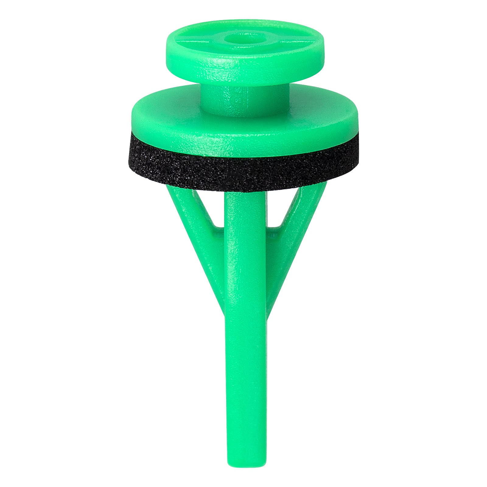 OAUTOO 15pcs Green Nylon Pillar Moulding Clip with Sealer for KD53