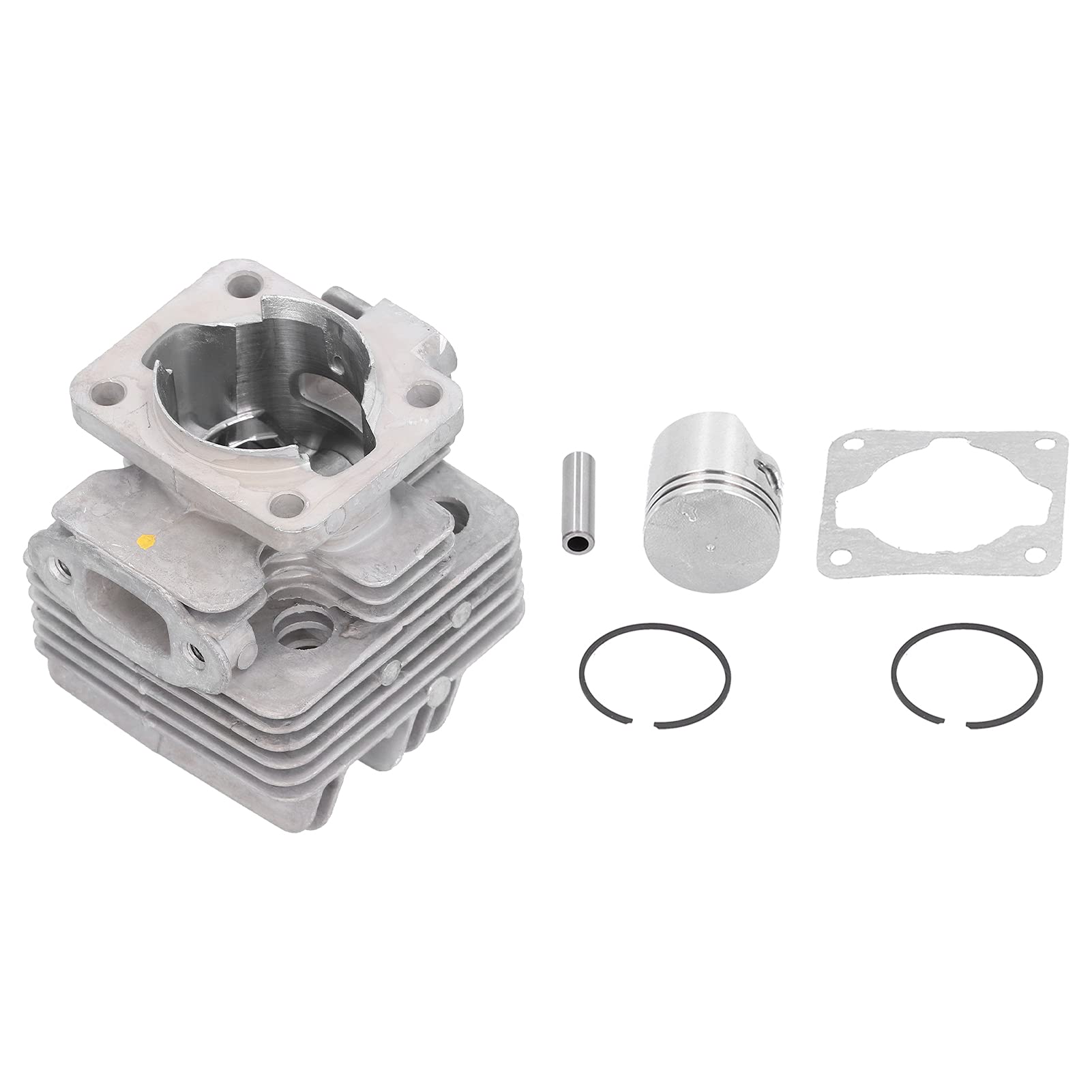 Set Guarnizioni Perno Fasce Elastiche Cilindro da 34 Mm, Parti di Ricambio Professionali per Decespugliatore Decespugliatore TL26 CG260 1E34F, con Acciaio di Alta qualità e