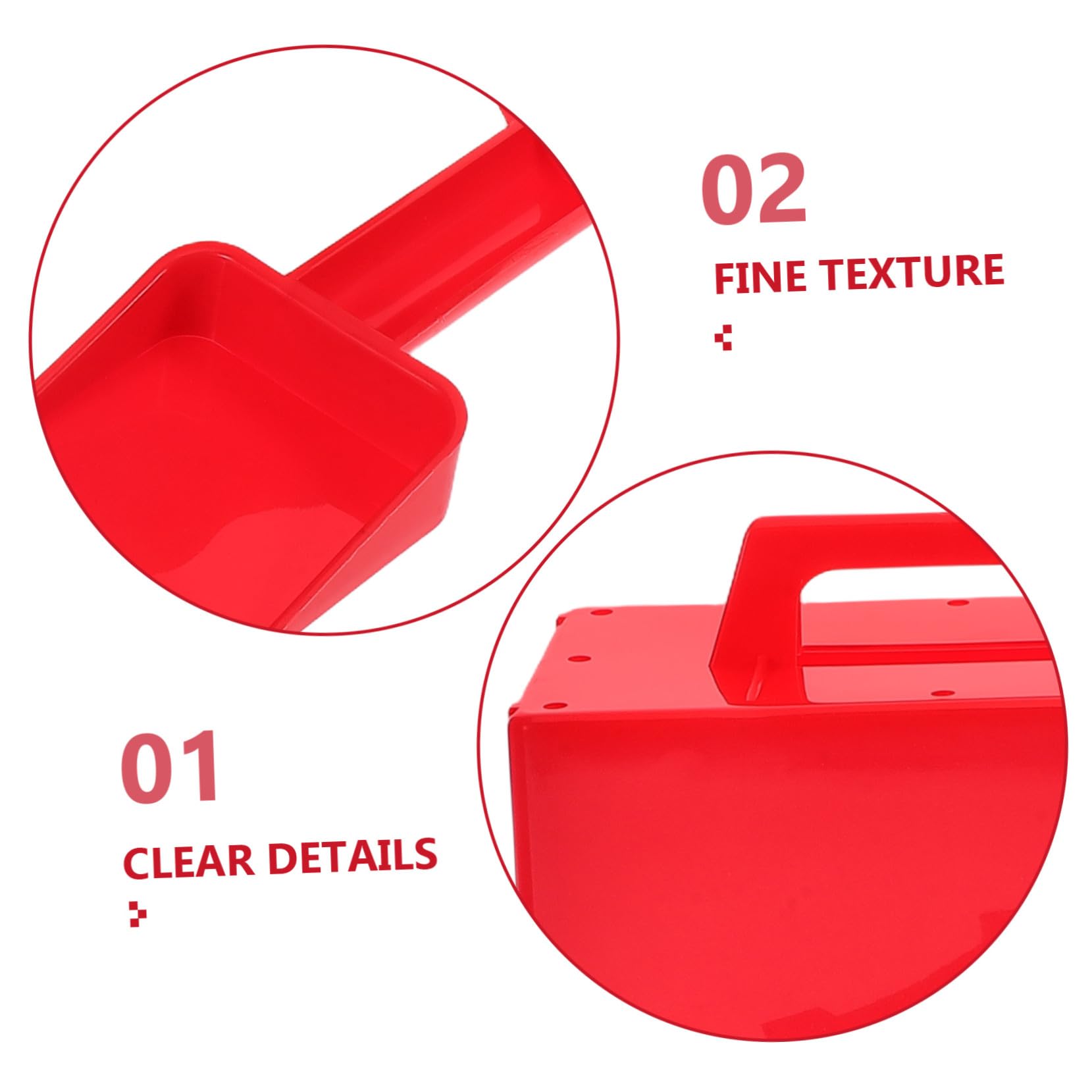 Juego de Moldes para Ladrillos de Nieve Resistente Heladas para Niños , Molde de Plástico Rojo Adecuado para Jugar al Aire Libre en Invierno