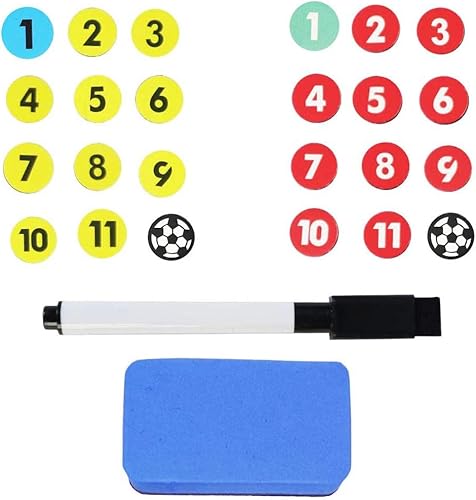 Miniatura 2 de TXENCEX Kit de tablero magnético táctico, entrenador de estrategia portátil con borrado en seco, marcador y bolsa con cremallera