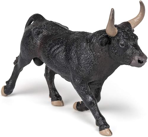 Miniatura 7 de Papo -Pintado a mano - Figurine -Farmyard Friends -Camargue Bull -51182 - Coleccionable - para niños - Adecuado para niños y niñas - a partir de 3