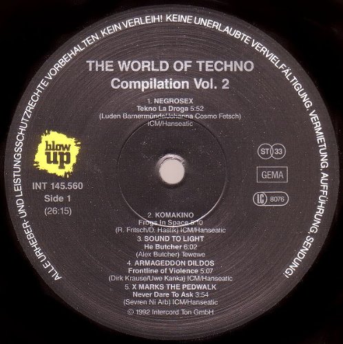 World of Techno 2 (1992) [VINYL]