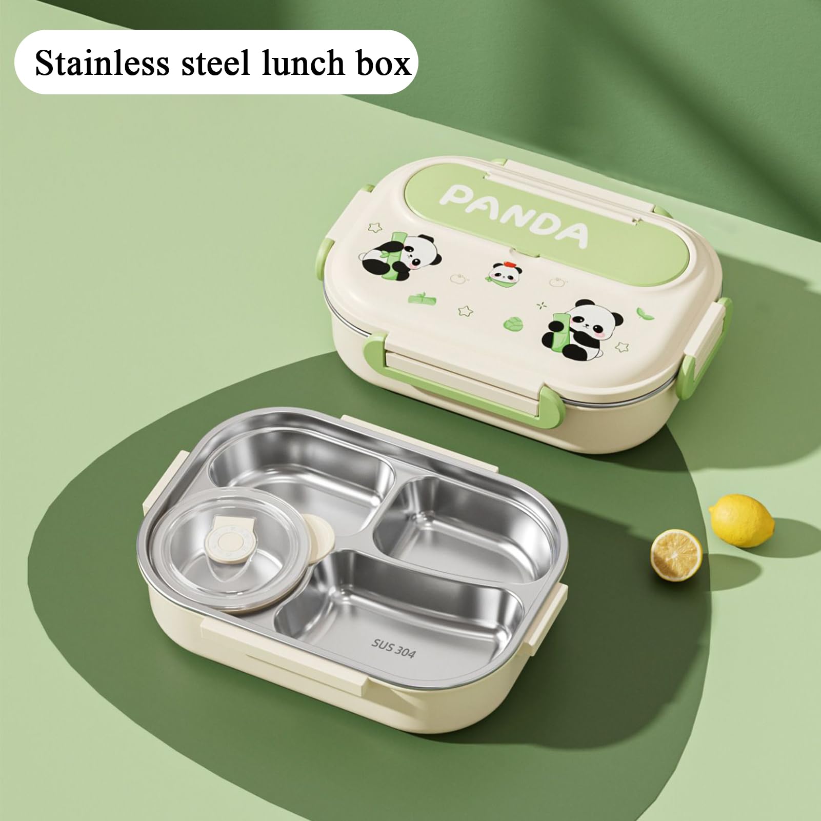 Boîte Repas Avec Contenants Contenants Alimentaires En Acier Inoxydable Et