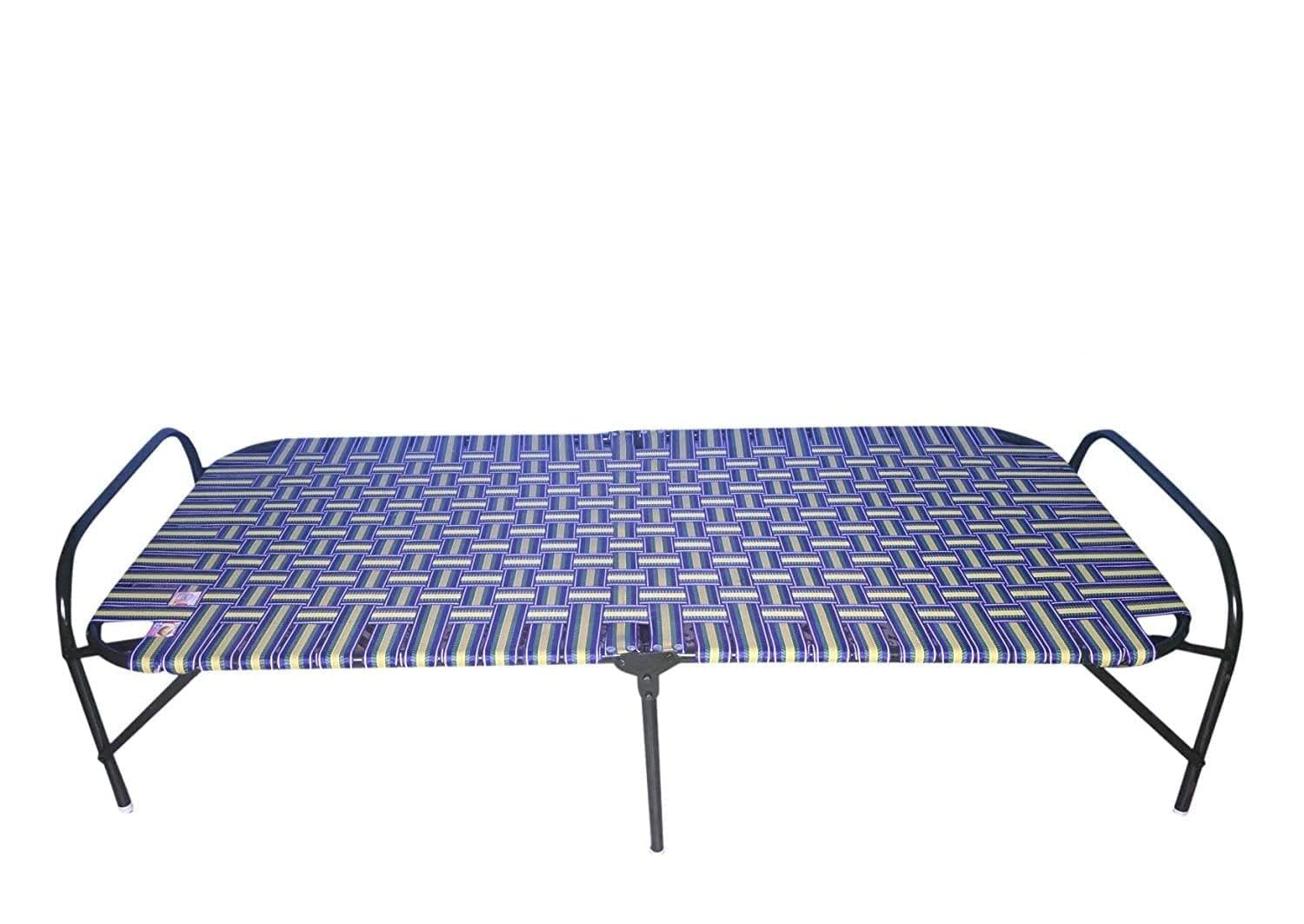 Folding Bed Single for Sleeping | Foldable Metal Cot Portable Bed | Space Saving Single Folding Bed for Home, Guests & Camping | Heavy Duty Folding Cot-image-7