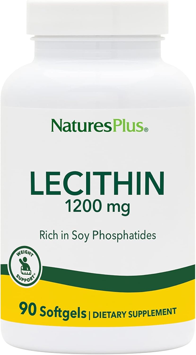 Lecithin, 1,200 mg, 90 Softgels, NaturesPlus Health
