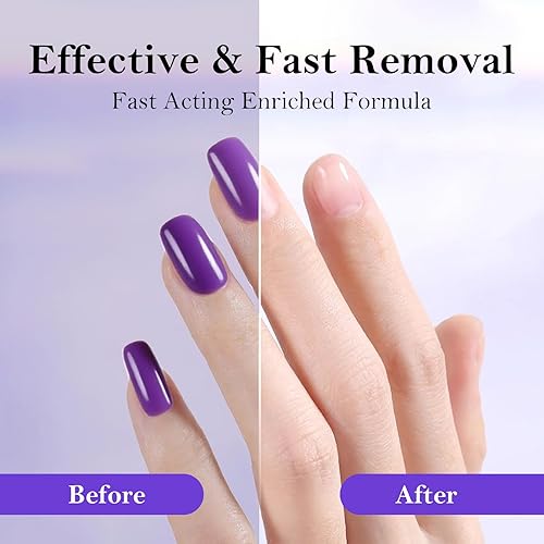 Miniatura 5 de Removedor de esmalte de uñas de acetona, removedor de esmalte de gel rápido profesional ultra potente, removedor de esmalte de pegamento fórmula