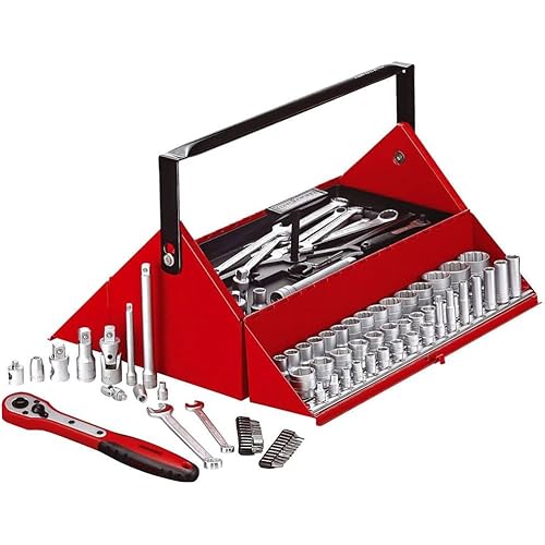 Teng Tools 187 Piece Mechanics Tool Kit - TC187, Silver