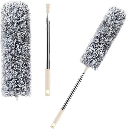 Yancorp Multi Purpose Microfiber Duster for Home and Car Use (Grey) Price in India