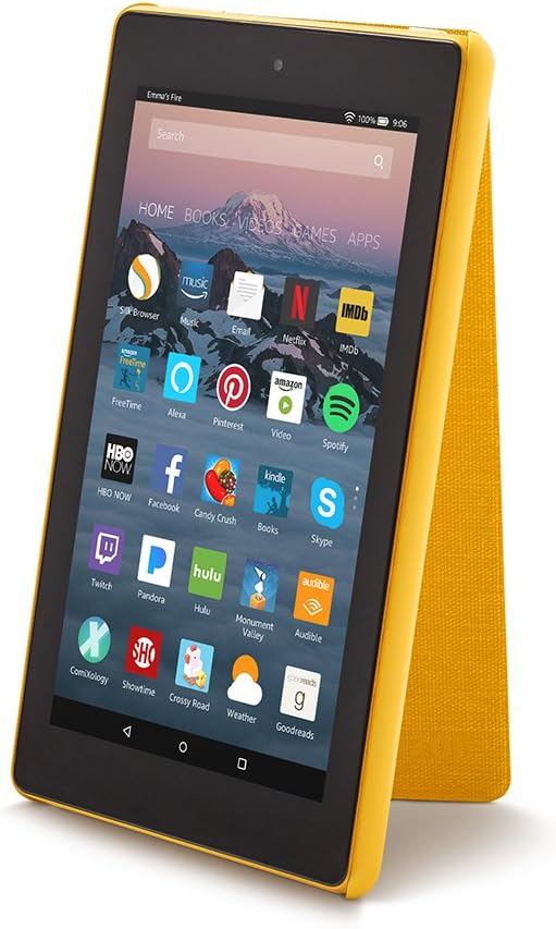 Amazon Fire 7 Tablet Case (7th Generation, 2017 Release), Canary Yellow