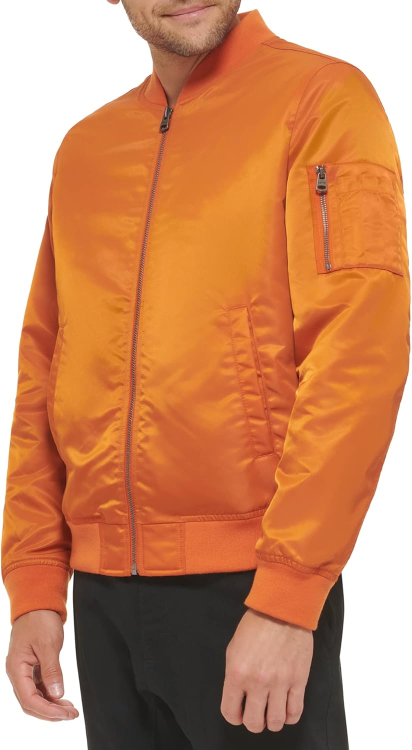 Levi's Men's Flight Satin Unfilled Ma-1 Bomber