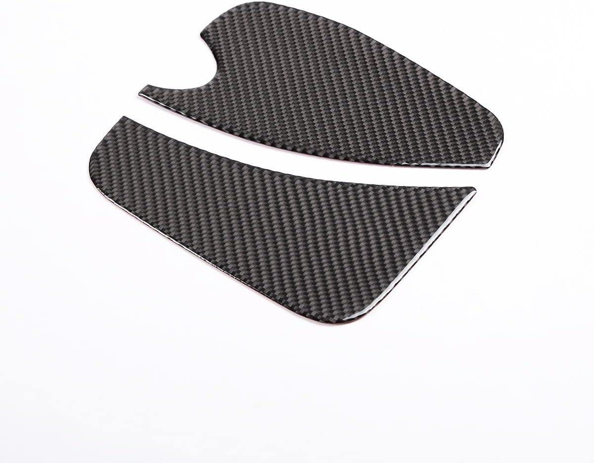 for Toyota Tacoma 2016 2017 2018 2019 2020 2021 Soft Real Carbon Fiber Trim Accessories Fuel Tank Cap Decorative Sticker Protection Panel 2 Pcs
