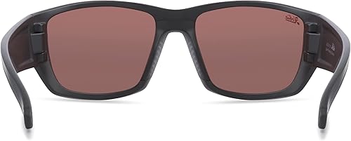Miniatura 4 de Hobie - Gafas de sol polarizadas Bluefin Float - Gafas de sol para exteriores con lentes HydroClean para hombre y mujer, Marco negro satinadocobre