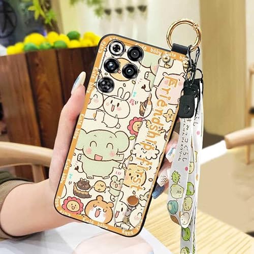 Phone Case Compatible with ZTE Nubia RedMagic11 Pro/11Pro+, Anti-knock Durable Lanyard Soft case Shockproof Cartoon Waterproof D