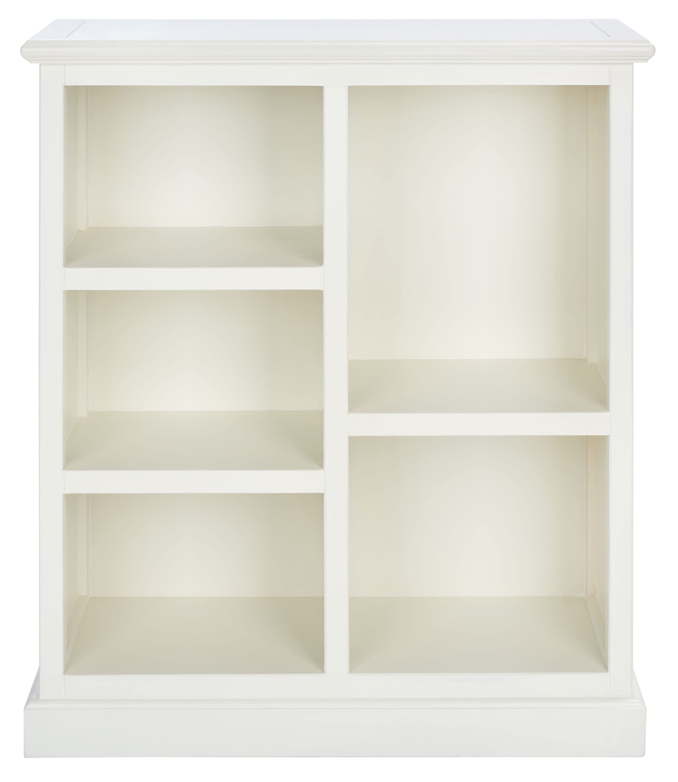 マニーもお似合い　ホワイト木製シェルフ 引き出し付き　(タイルはオプション) Amazon.com: SAFAVIEH Home Collection – Maralah 5-Shelf Solid Wood