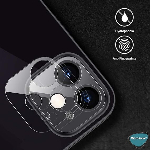 Microsonic Apple iPhone 14 Kamera Lens Koruma Camı [iPhone 14 ile Uyumlu Ekran Koruyucu]