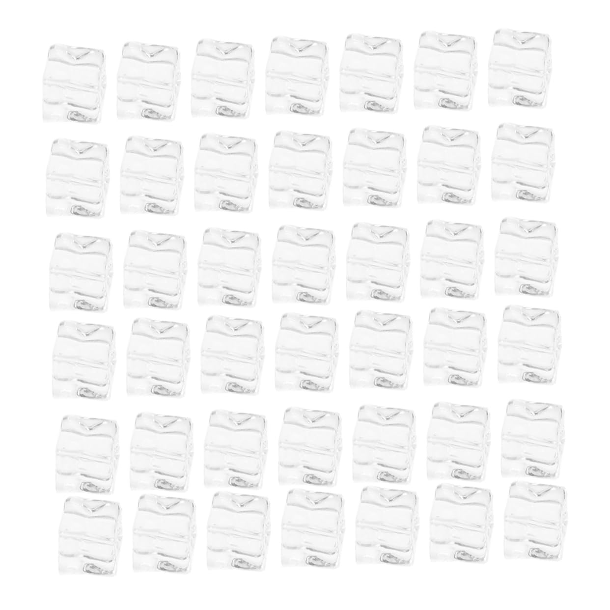 Cubitos de Hielo de Plástico Falsos Reutilizables 100 Piezas