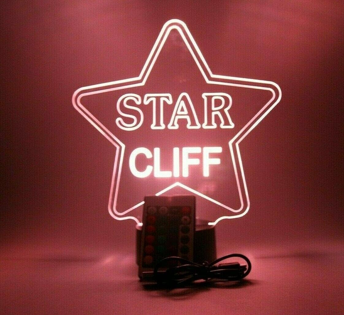 Star Leading Roles Actor Acting Actress Night Light Up Desk Table Lamp LED Personalized Flim Director Movie Performer Performing Arts Show - It's Wow, 16 Colors with Remote Engraved Gift