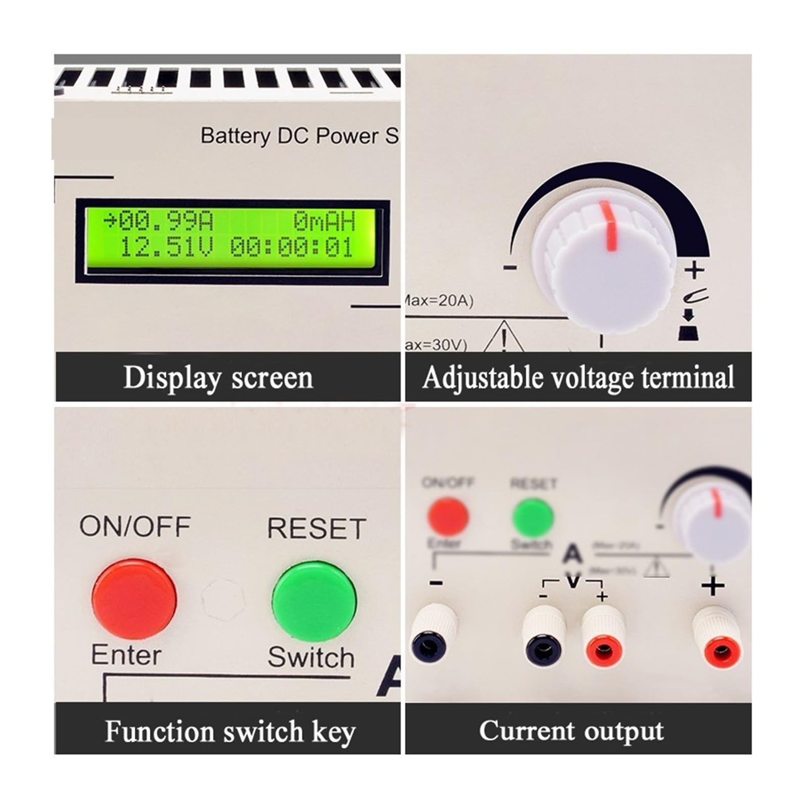 250W Programowalny tester obciążenia elektronicznego DC | Zapewnia rezystancja wewnętrzna, analiza pojemności; idealny do akumulatorów, zasilaczy i laboratoriów.