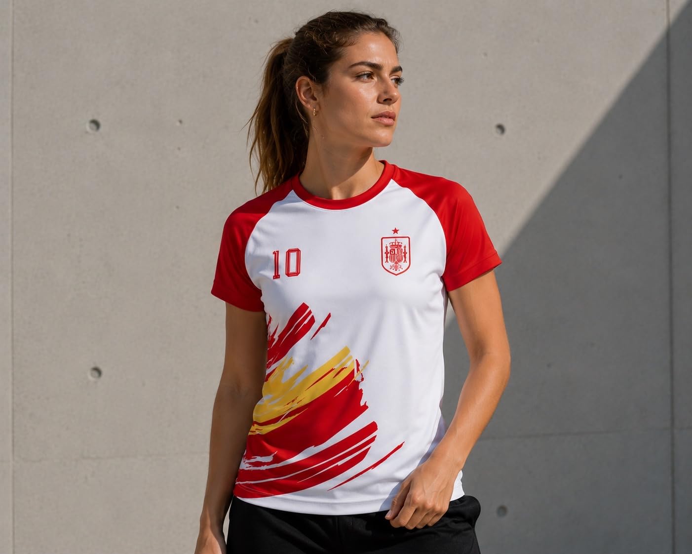 Camiseta España Personalizada Hombre Mujer – Nombre y Número Personalizable - Camiseta de Fútbol Mundial 2026