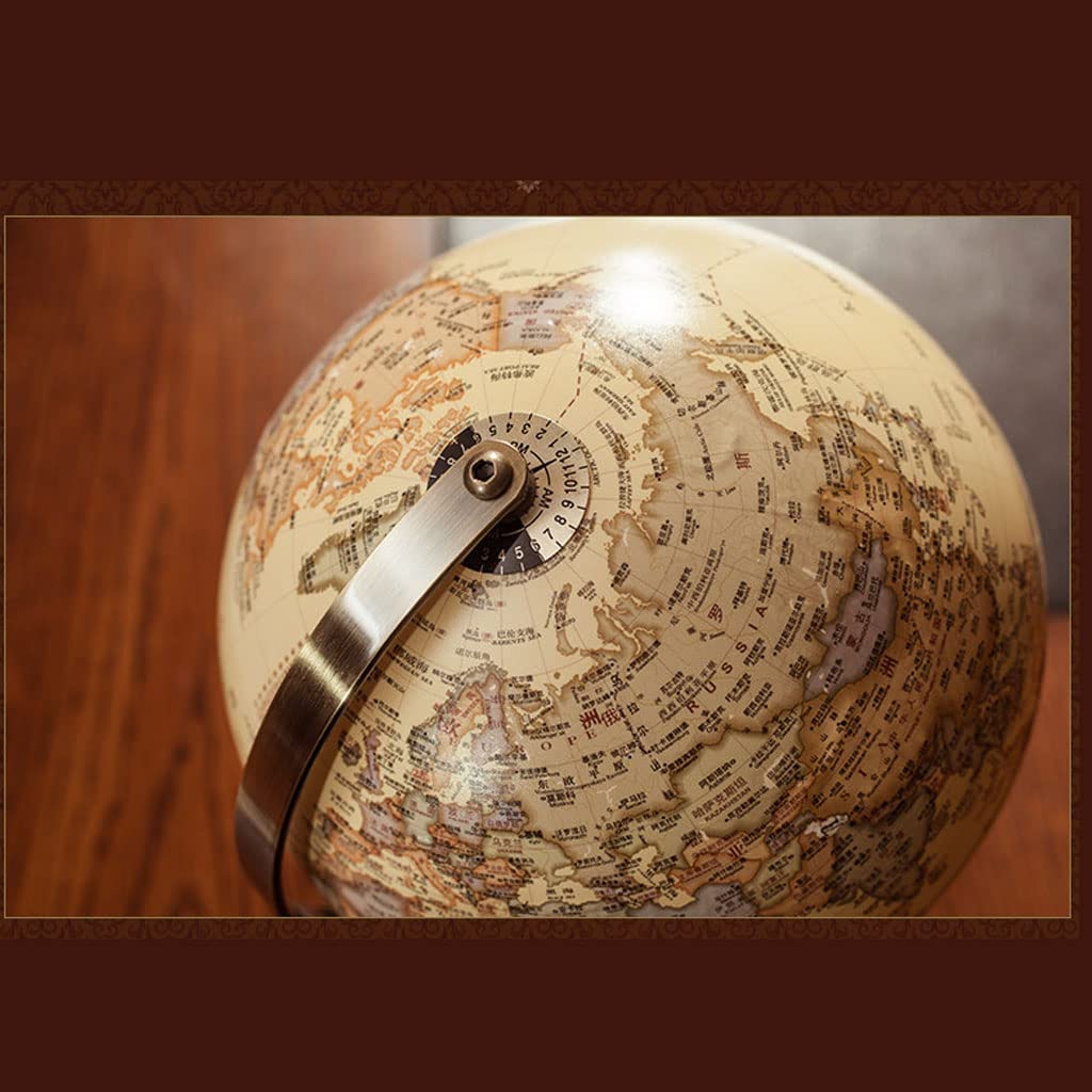 Innowacyjny globus antyczny wytłaczany globus HD z uchwytem 3D stereo globus obrotowy edukacyjne sfery geograficzne zabawa edukacja