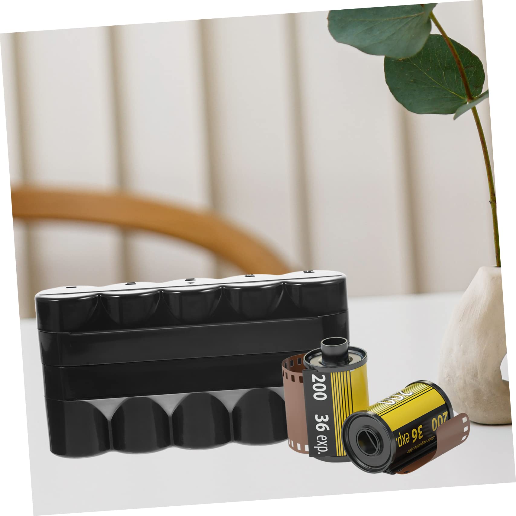 10 Boîtes Noires De Rangement Pour Films Photo - En Plastique, Dimensions 5.4x3.3x3.3 Cm - Protection étanche Pour Pellicules Et Petits Objets
