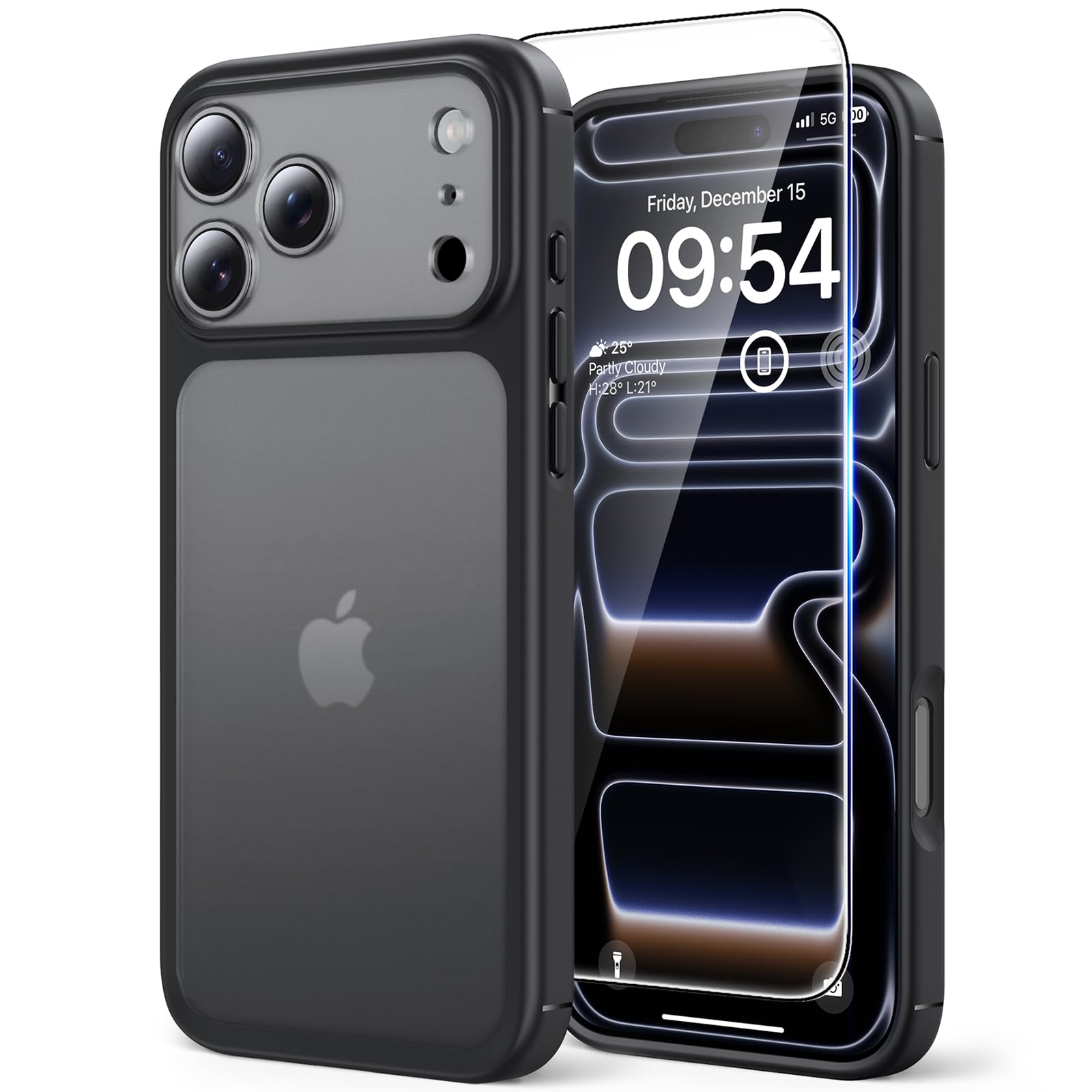 TAURI Funda para iPhone 13/iPhone 14, Compatible con MagSafe [No amarillea] con Vidrio Templado, Carcasa Nueva para iPhone 13/iPhone 14,Funda Ultra Fina antichoque - Transparente — view 99
