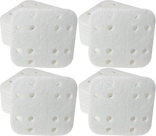 MEETOOT 20pcs humidificador descalcificación almohadillas para LV600HH, 2.165x1.969 in humidificador mineral absorción almohadillas