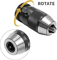 Vista 4 de 1/32" -1/2" JT33 Chuck MT2-JT33 Adaptador de portabrocas R8 Portabrocas sin llave