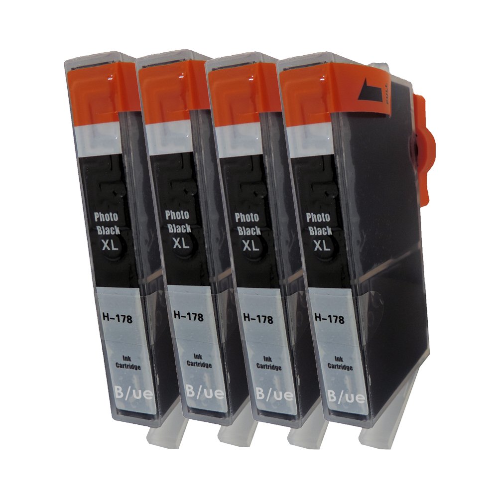Amazon.co.jp: 178XL 【フォトブラック増量 4本】 B/ue製 互換 178 黒