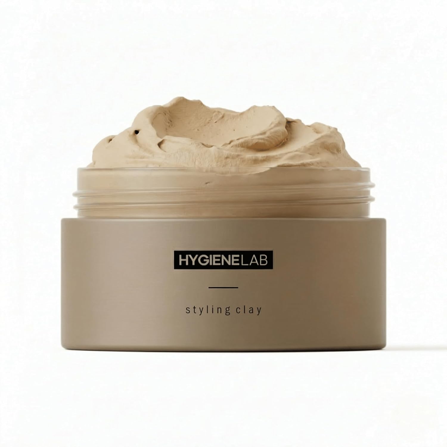 HygieneLab Hair Clay - EWG Verified, Strong Hold, Matte Finish, Weightless Texture, Non-Toxic Clean Formula, Suitable for All Hair Types