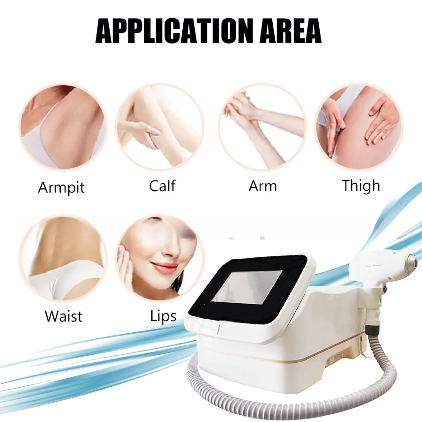 Mini Dispositivo per la Rimozione dei Peli, con Raffreddamento Rinfrescante e Indolore, 3 Modalità Adatte a Tutti i Tipi di Pelle, Risultati Graduali e Durevoli, per Viso e Corpo