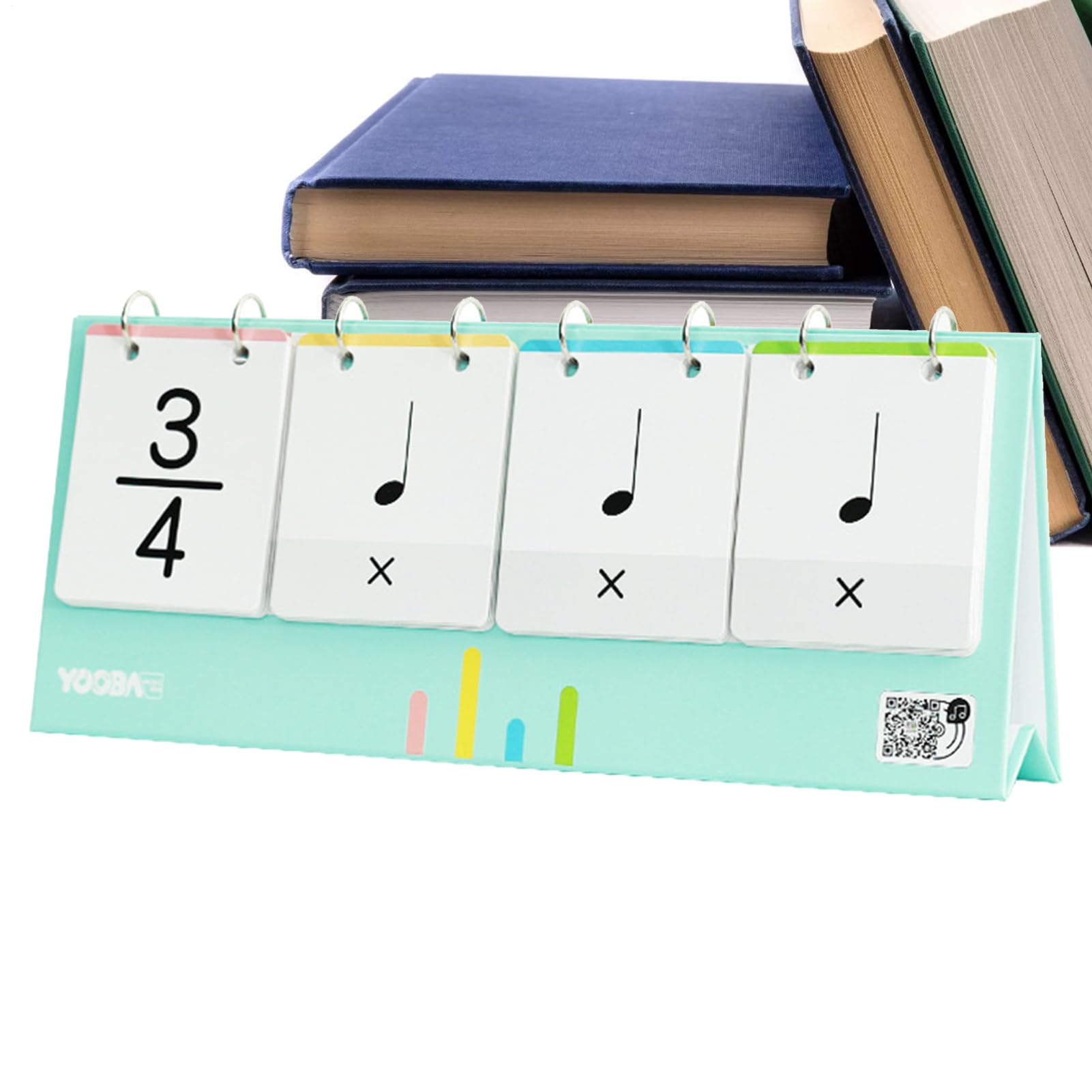 Tarjetas de ritmo para piano: la guía visual de 45 cm para entender las notas musicales 8