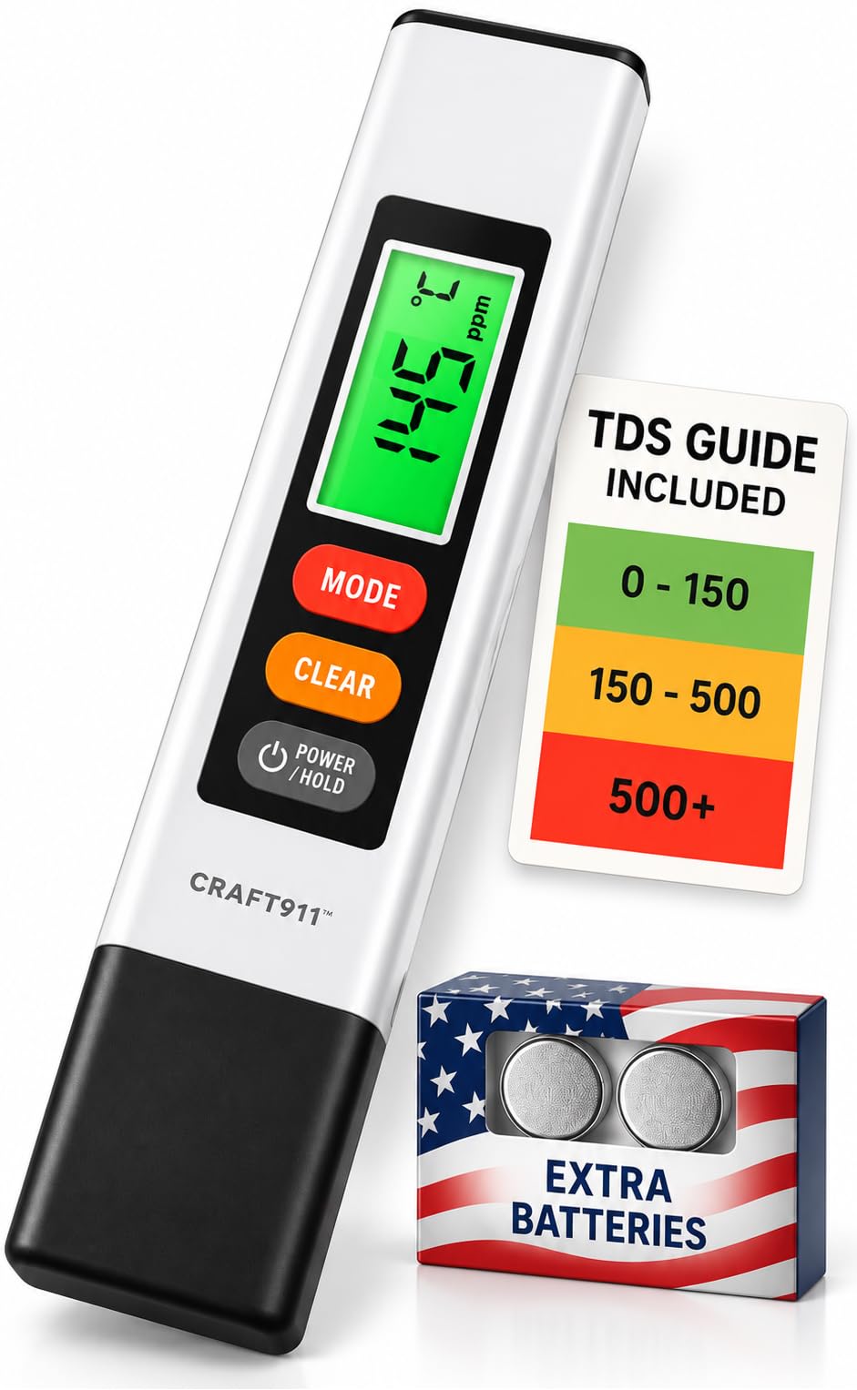 Digital Water Tester - Accurate TDS Meter -1